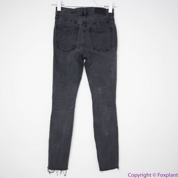 Madewell Petite‎ 9" Mid-Rise Skinny Jeans in Black Sea, Petite 25 - Picture 3 of 16